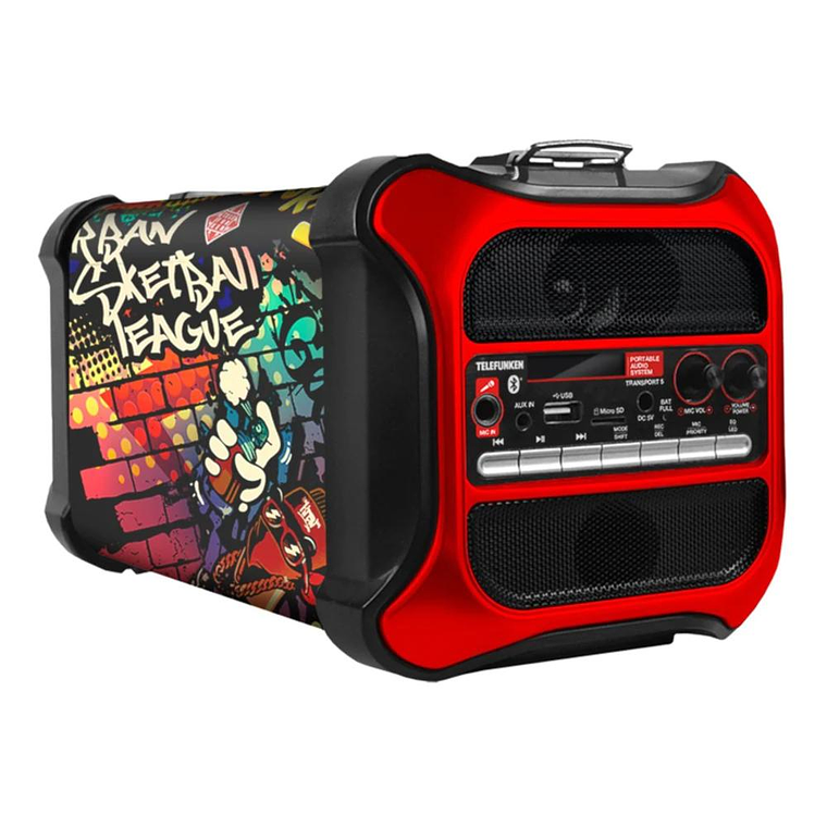 Parlante portatil bluetooth Telefunken TRANSPORT 5 2