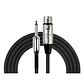Cable XLR-Plug 6,3mm de 10 mt Kirlin MPC-282PN/BK-10M - Miniatura 2