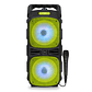 Parlante Portatil Karaoke Mlab Deep Bounce 2 + Mic Green - Miniatura 2