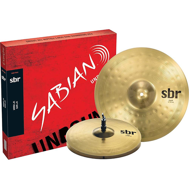 Pack Platillos Bateria Sabian SBr First Pack (SBR5001) 1