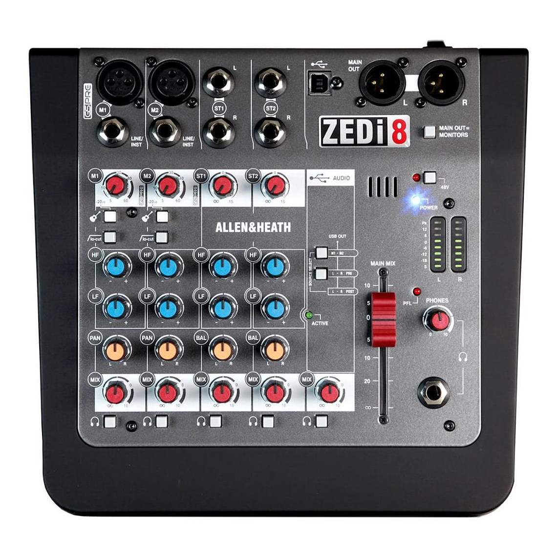 Mixer-Interfaz Allen & Heath ZEDi-8 1