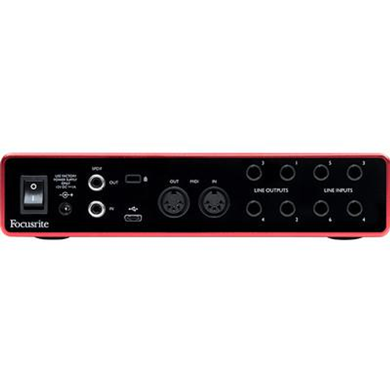 Interfaz Focusrite Scarlett 8i6 3rd. Gen 4