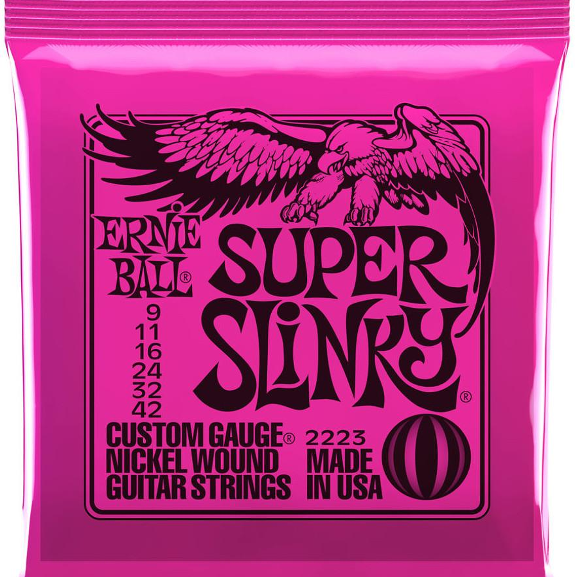 Cuerdas para guitarra electrica Ernie Ball P02223 1