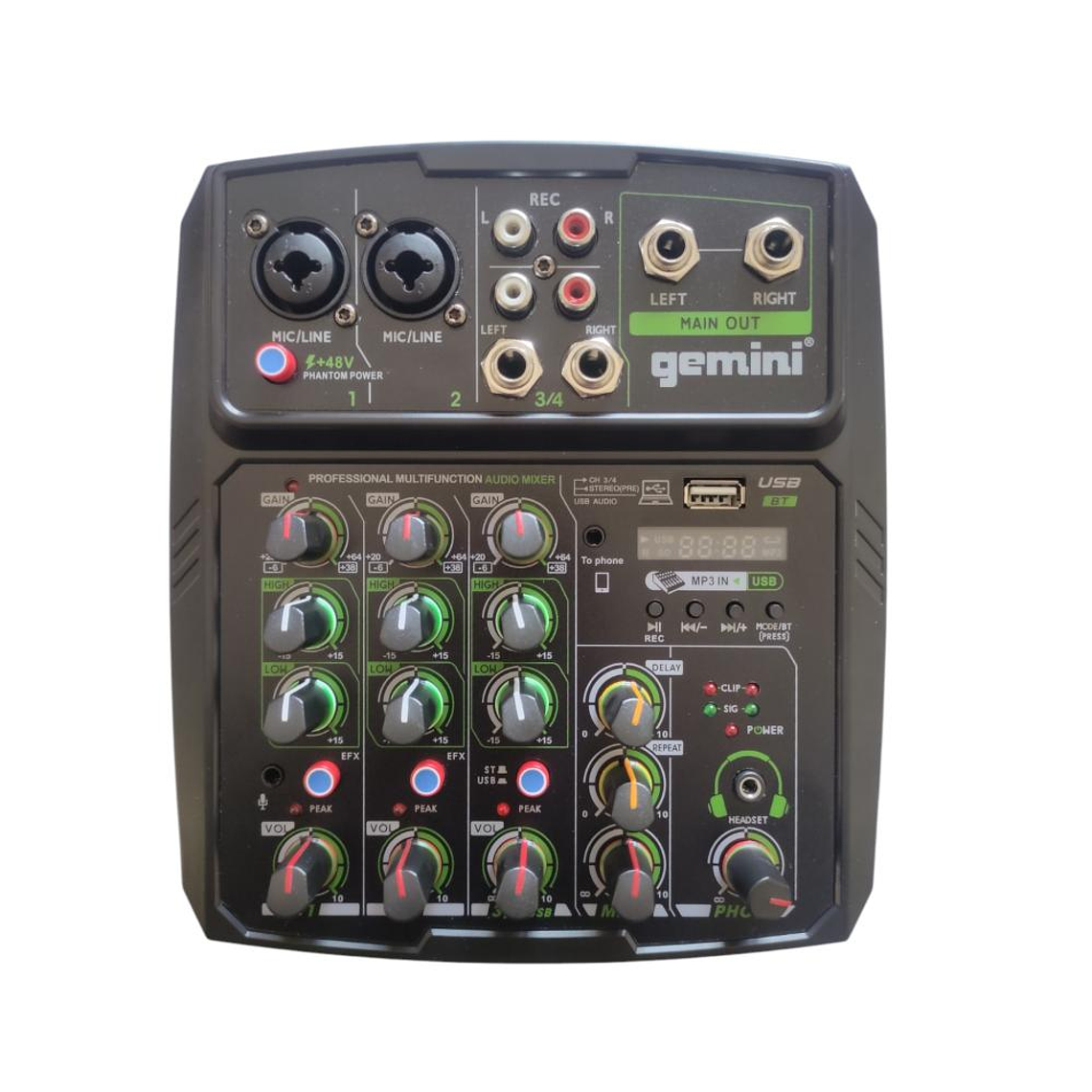 Mixer Analogo 4 canales Gemini GE-4CH 1