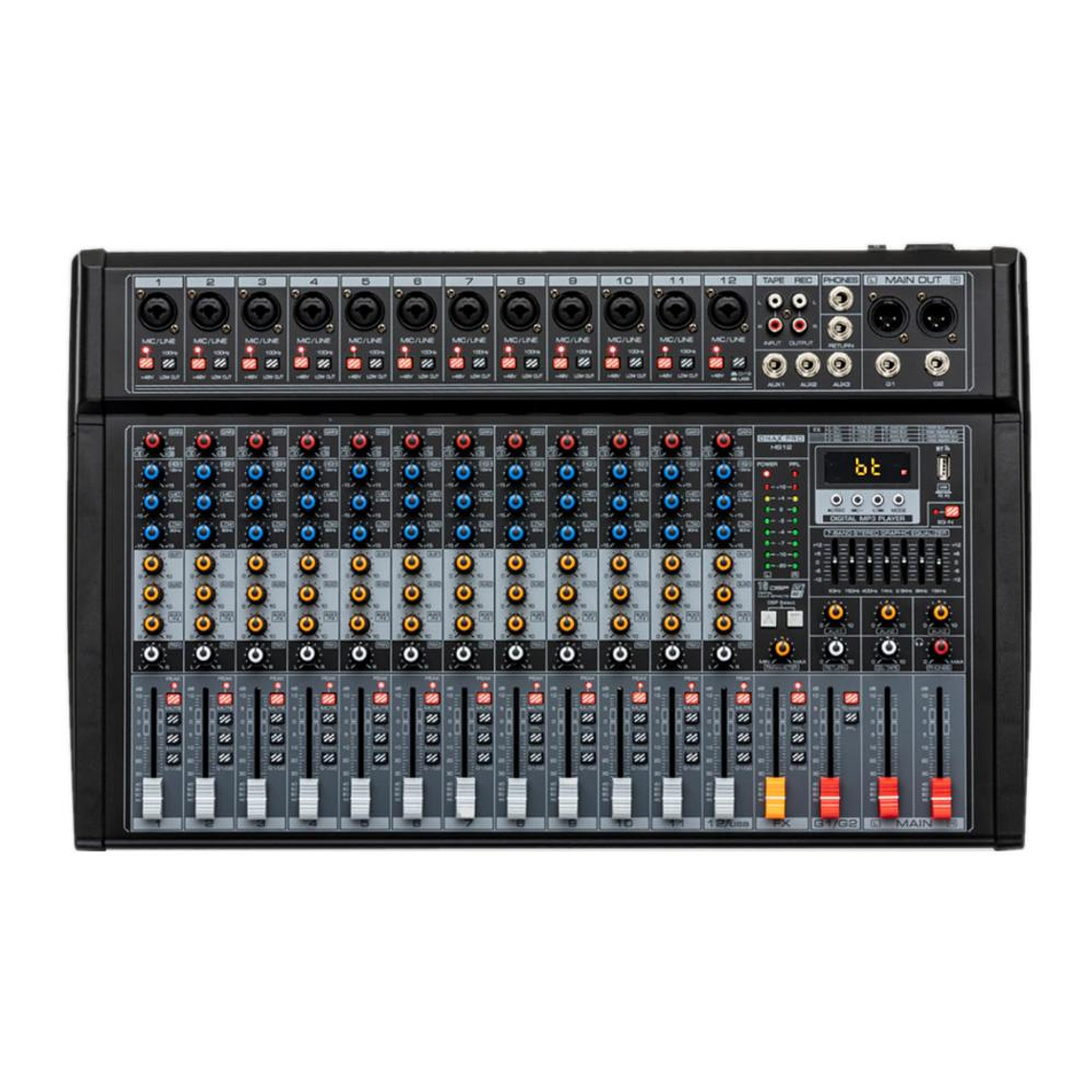 Mixer Analogo 12 canales Onax Pro HS12 1