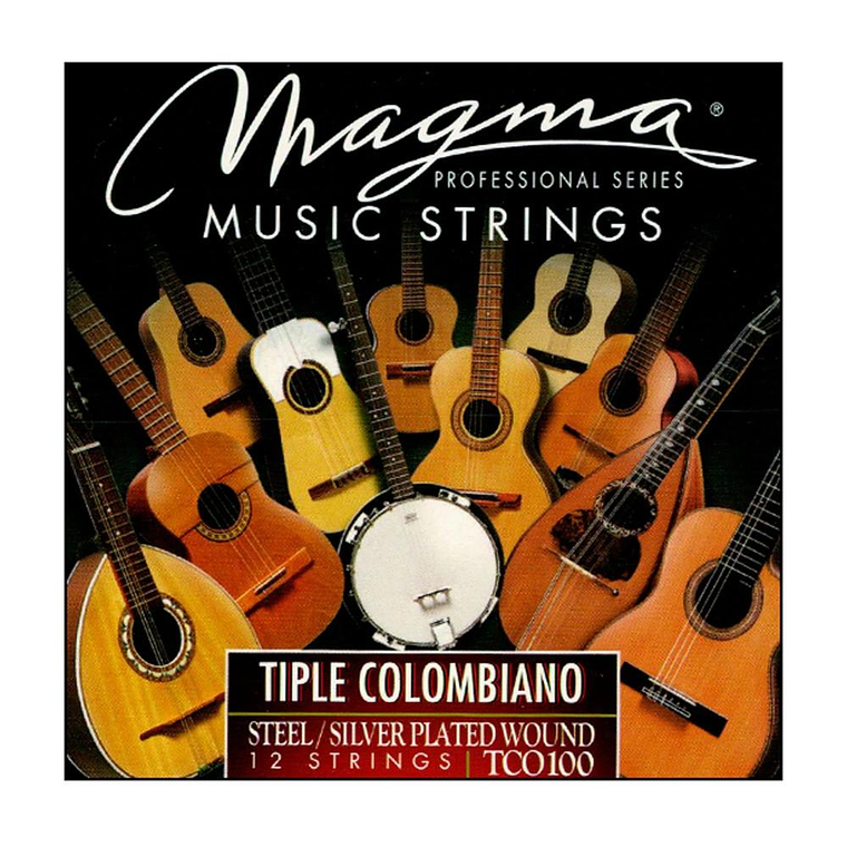 Set de 12 cuerdas para tiple colombiano Magma TCO100 1
