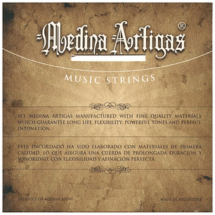 Set de 10 cuerdas para mandolina Medina Artigas 1400-10