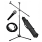Set de microfono con atril, cable y funda Fidek KIT-SM58 - Miniatura 1