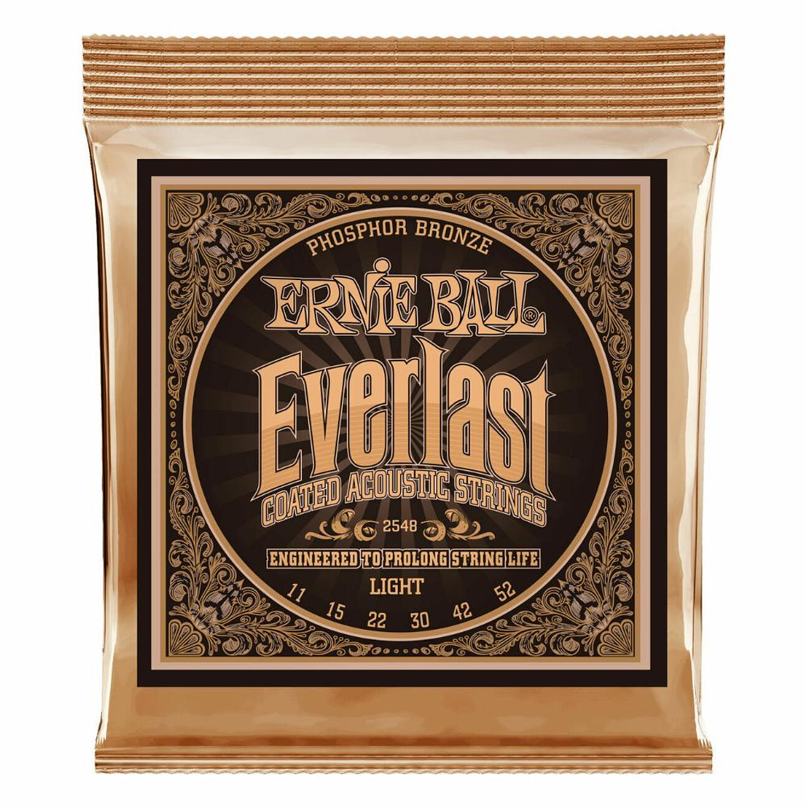 Cuerdas metalicas guitarra acustica Ernie Ball P02548 1