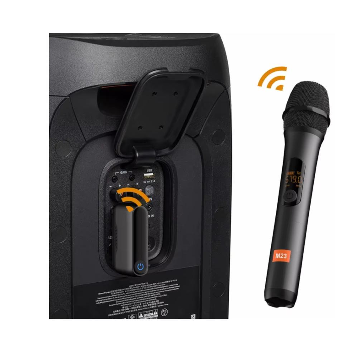 Kit de Microfonos Inalambricos Portatil Fidek M23 2