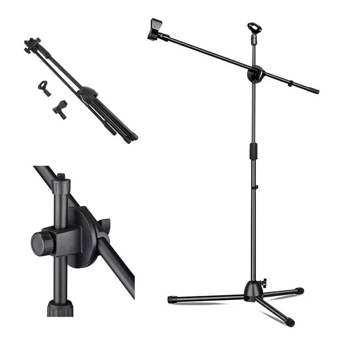 Atril de Microfono con Boom Fidek MIO STAND 3