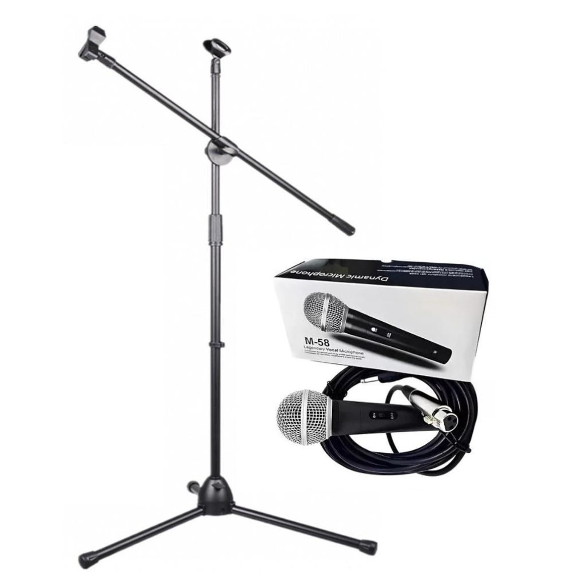 Set de microfono con atril y cable Fidek KIT-SM58 SF 2