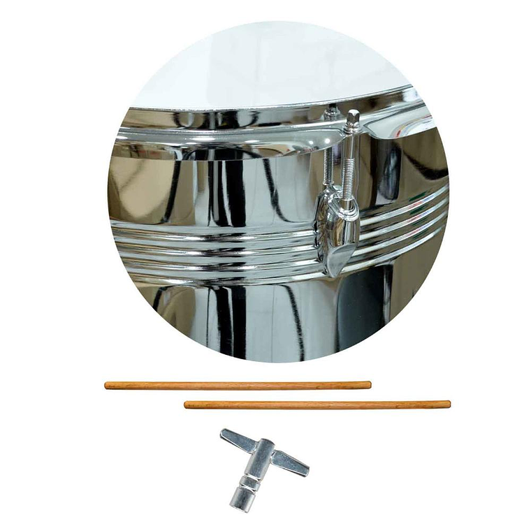 Timbaleta Cromada 13 y 14 pulgadas RMX XRD-1314CR 2