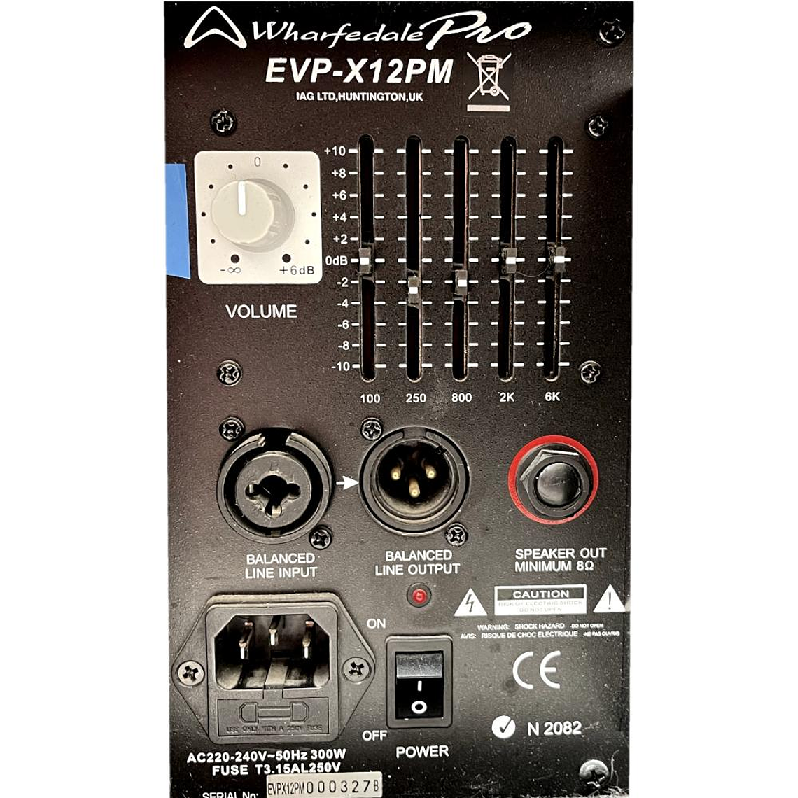 Monitor de Piso Activo Wharfedale EVP-X12PM 2