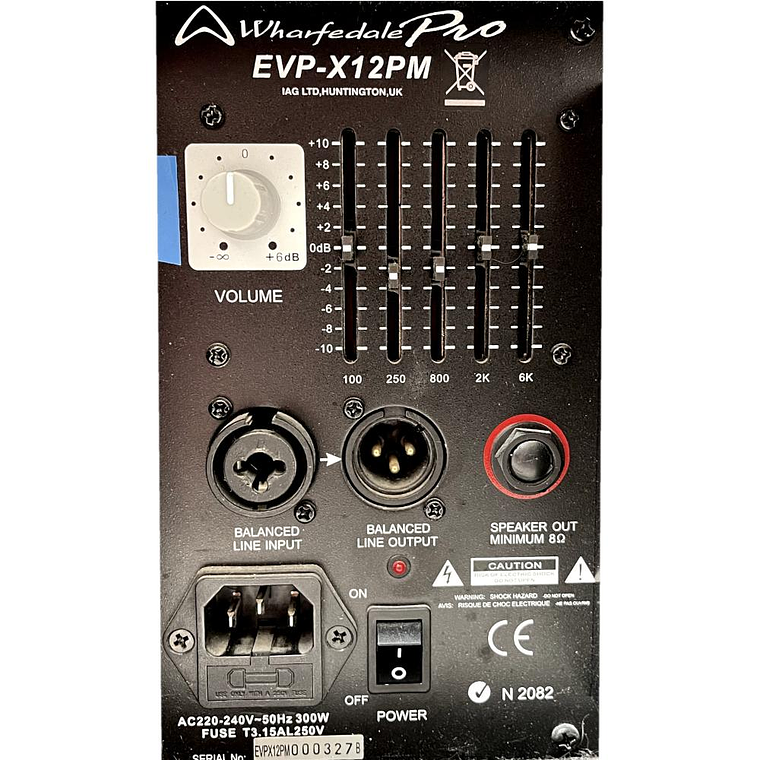 Monitor de Piso Activo Wharfedale EVP-X12PM 2