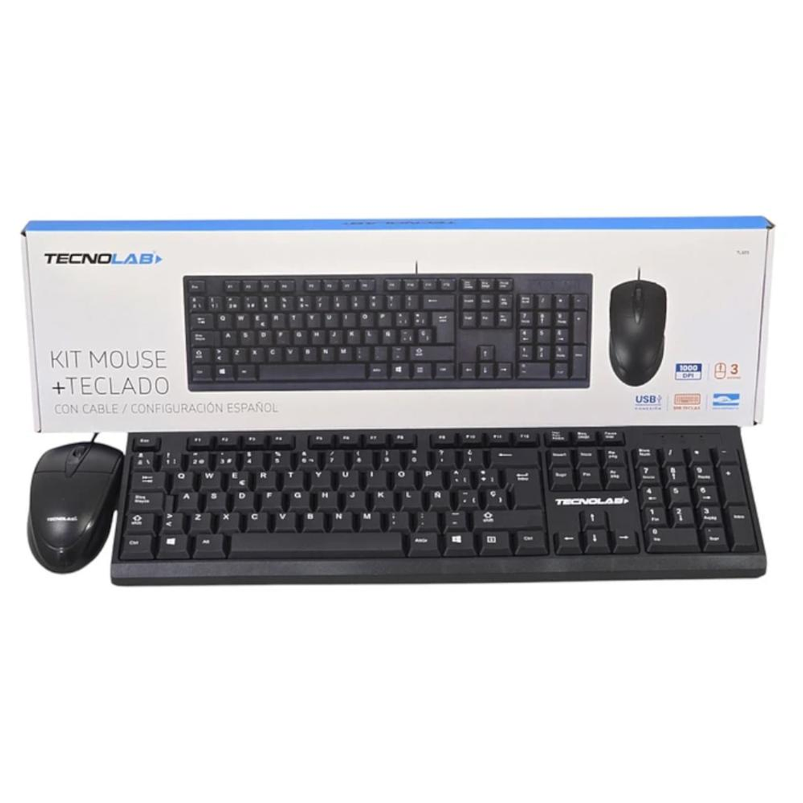 Kit mouse y teclado Tecnolab TL623 3