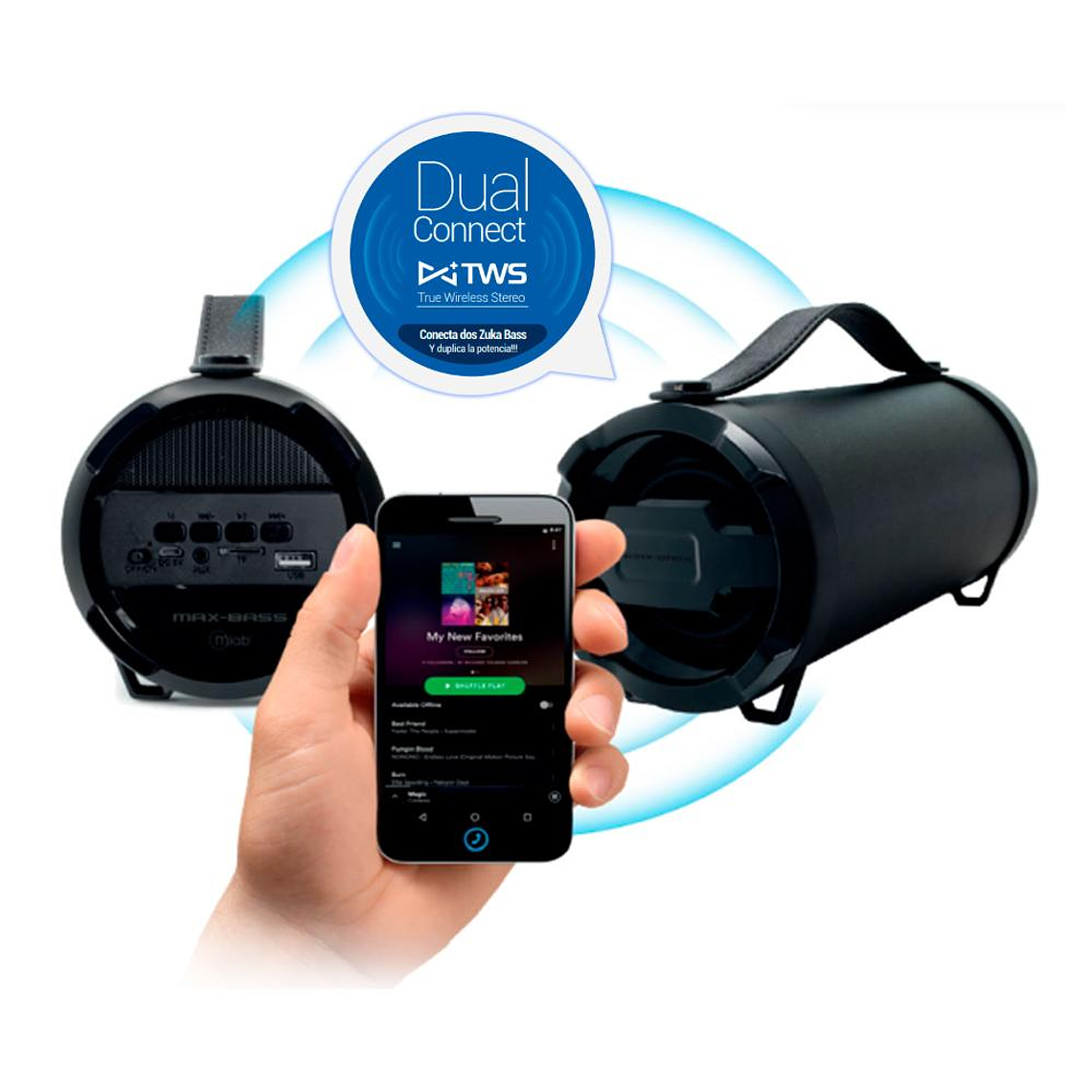 Parlante Portatil Mlab MaxBass 8531 5