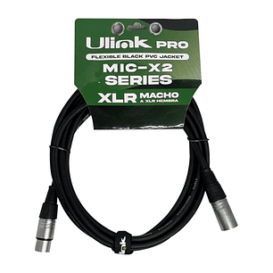Cable Microfono XLR 6m Ulink UL-MIC-X2006