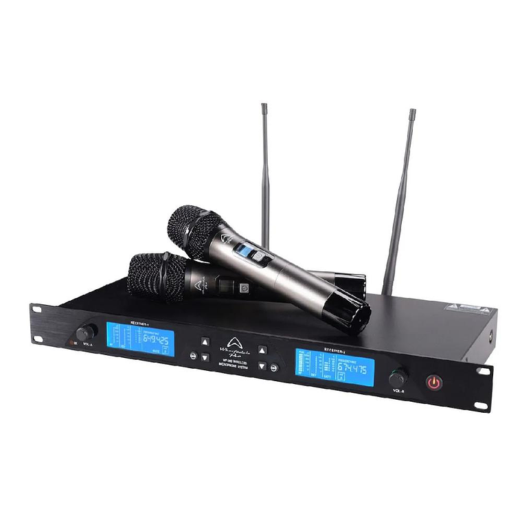 Microfono Inalambrico Doble Mano Wharfedale WF-300 1