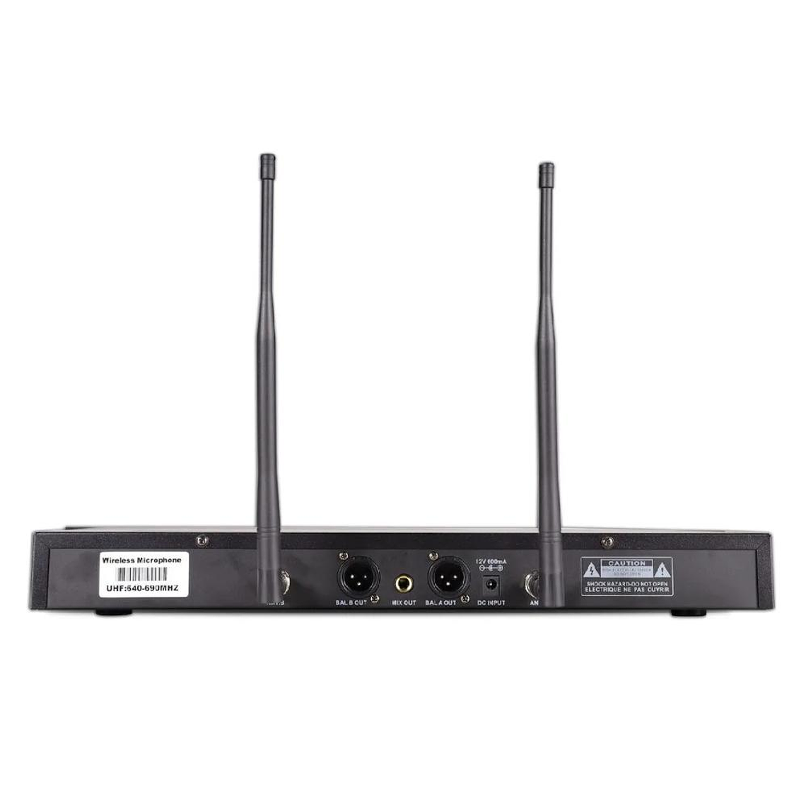 Microfono Inalambrico Doble Mano Wharfedale WF-300 2