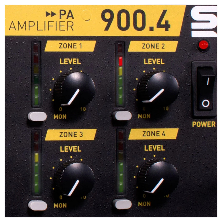 Amplificador Ambiental Multizona SKP PA 900.4 4