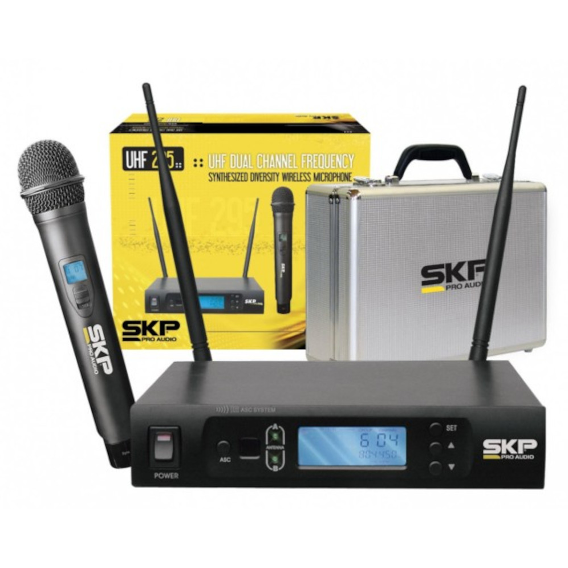 Micrófono Inalámbrico de Mano SKP UHF-295 6