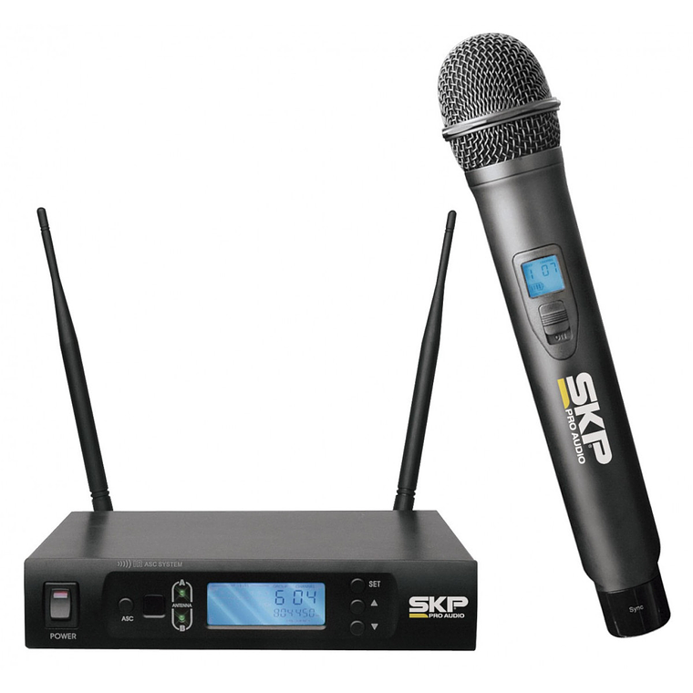 Micrófono Inalámbrico de Mano SKP UHF-295 1