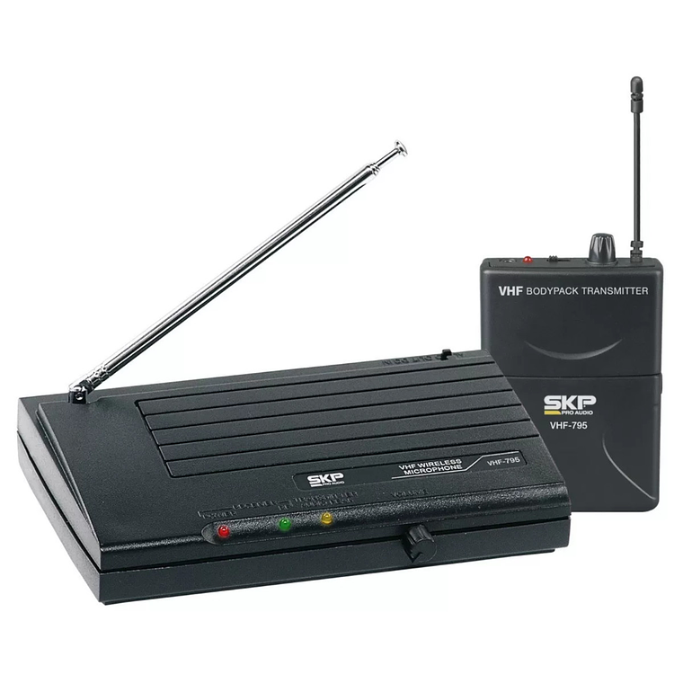 Micrófono Inalámbrico de Solapa SKP VHF-795 2