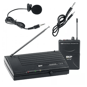 Micrófono Inalámbrico de Solapa SKP VHF-795
