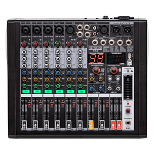 Mixer Analogo 8 Canales Proco ST8
