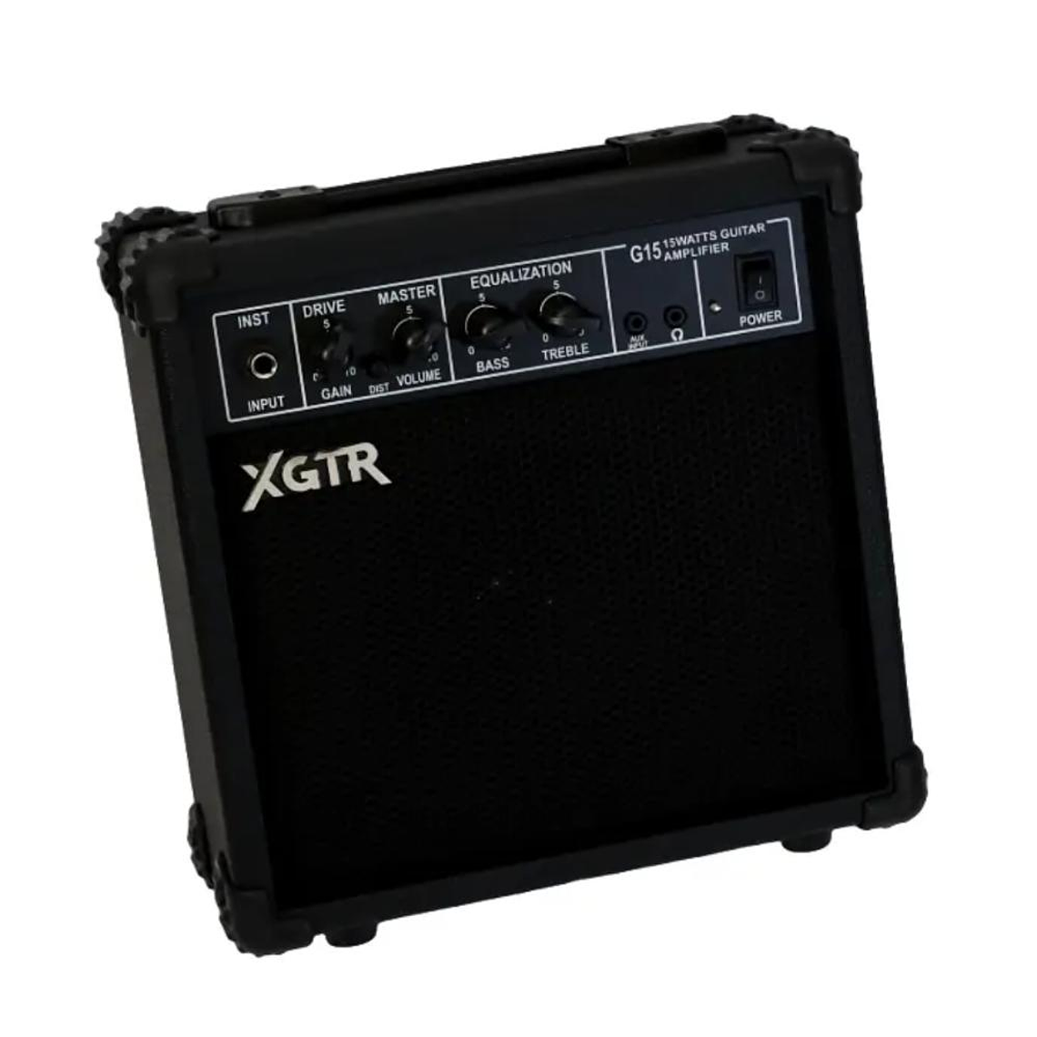 Full Pack Guitarra Electrica Sunburst XGTR ST111 SB 2