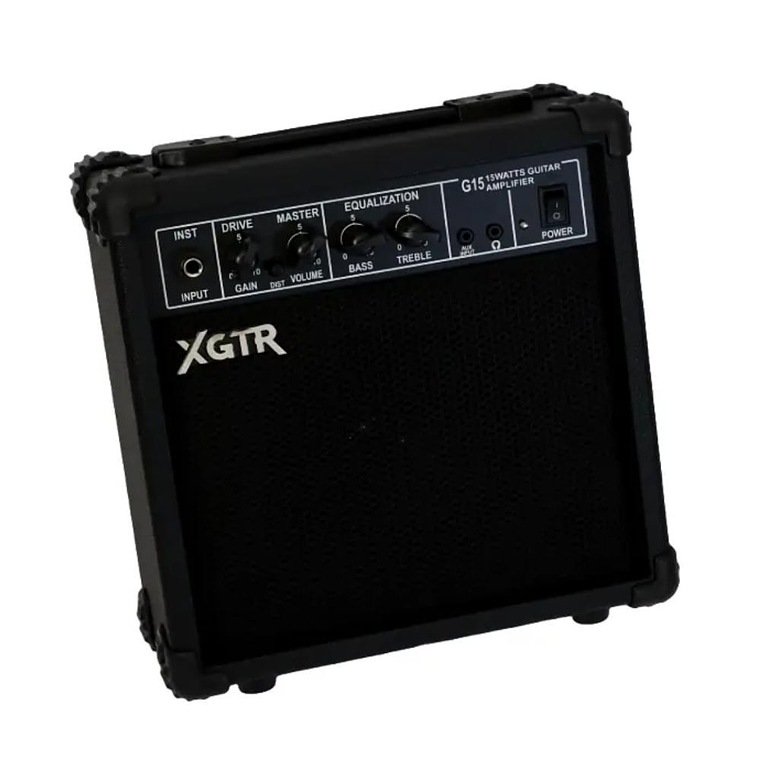 Full Pack Guitarra Electrica Sunburst XGTR ST111 SB 2