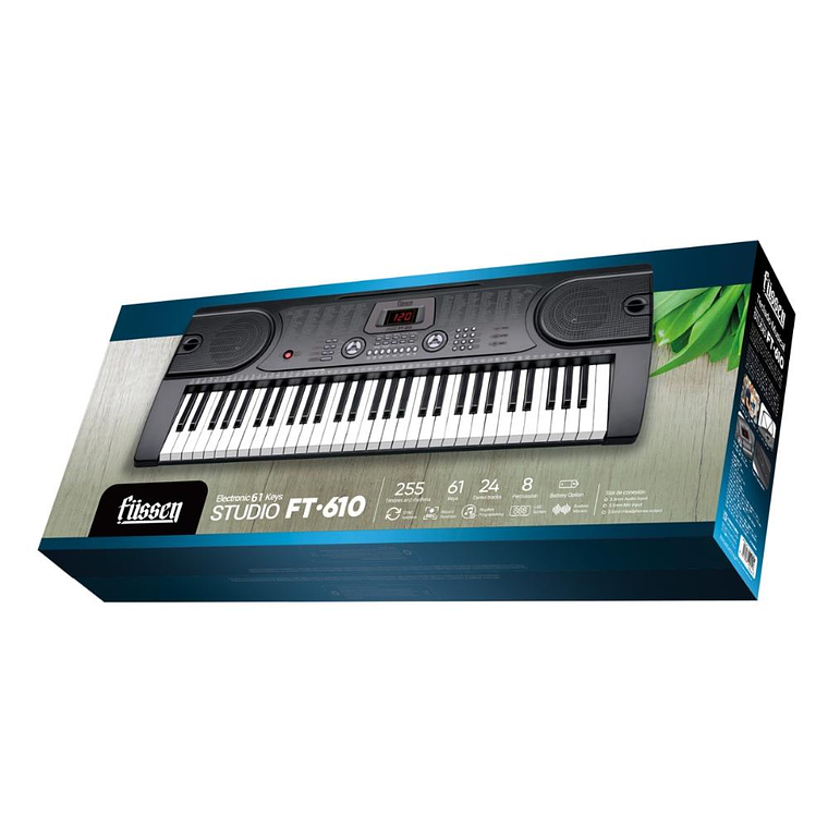 Teclado Musical 61 Teclas Fussen Studio FT-610 2
