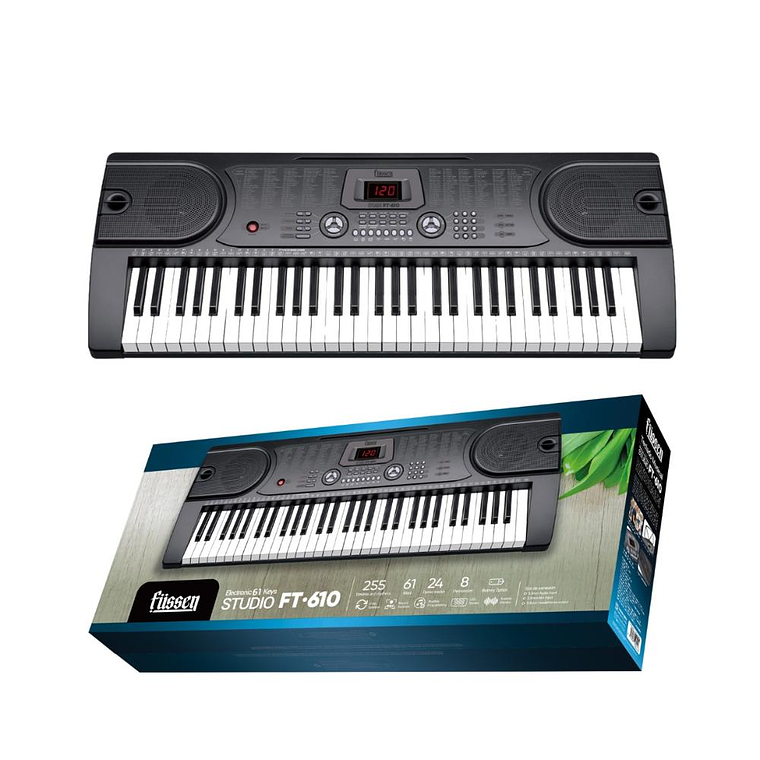 Teclado Musical 61 Teclas Fussen Studio FT-610 3