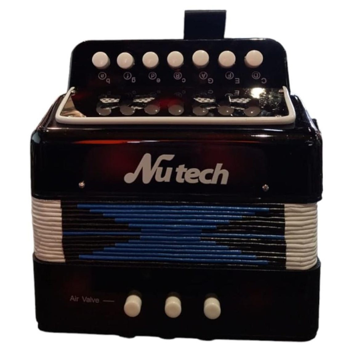 Acordeon para Niño Nutech 7 notas negro 2