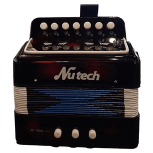 Acordeon para Niño Nutech 7 notas negro