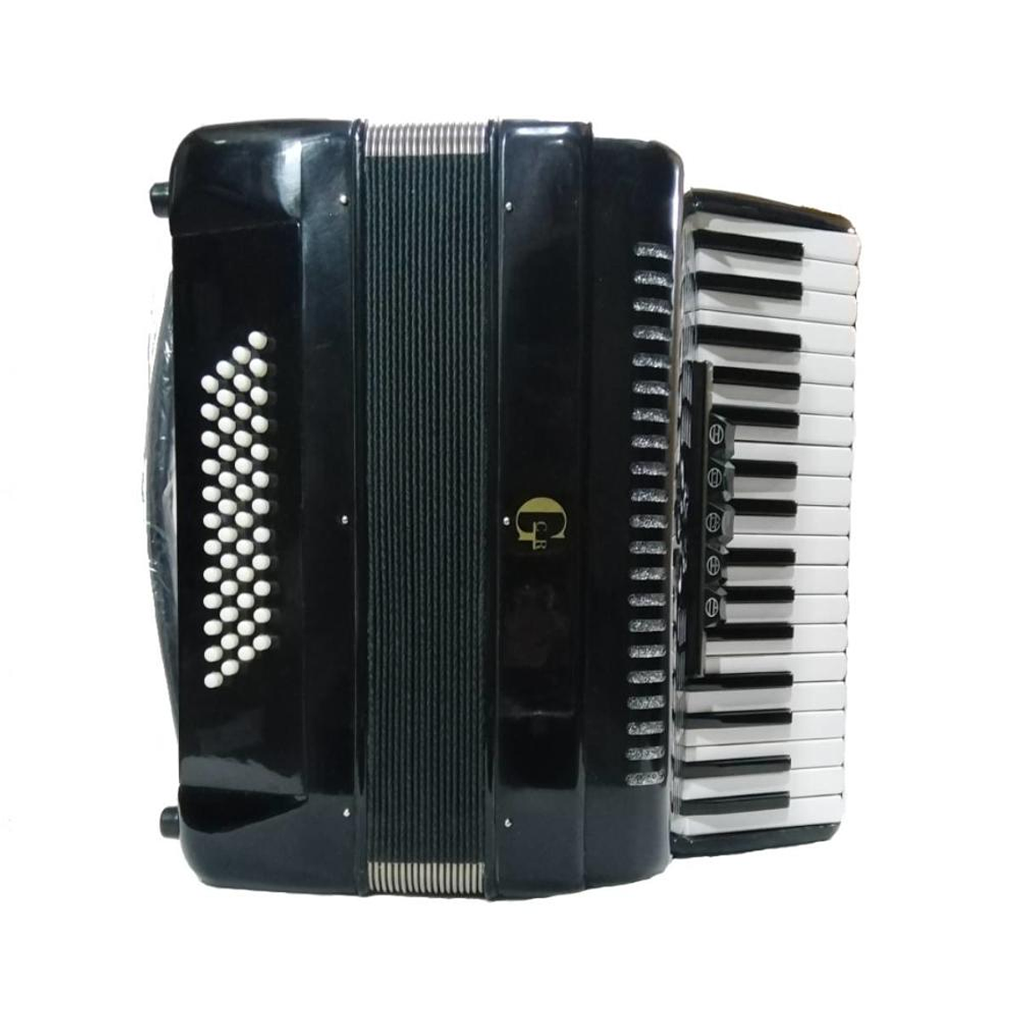 Acordeón 48 Bajos GCR A-48 Negro 1