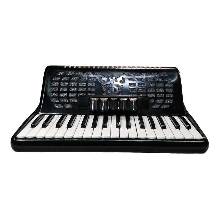 Acordeón 48 Bajos GCR A-48 Negro 2