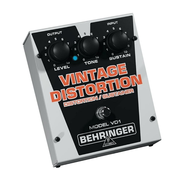 Pedal Behringer Vintage Distortion VD1 2