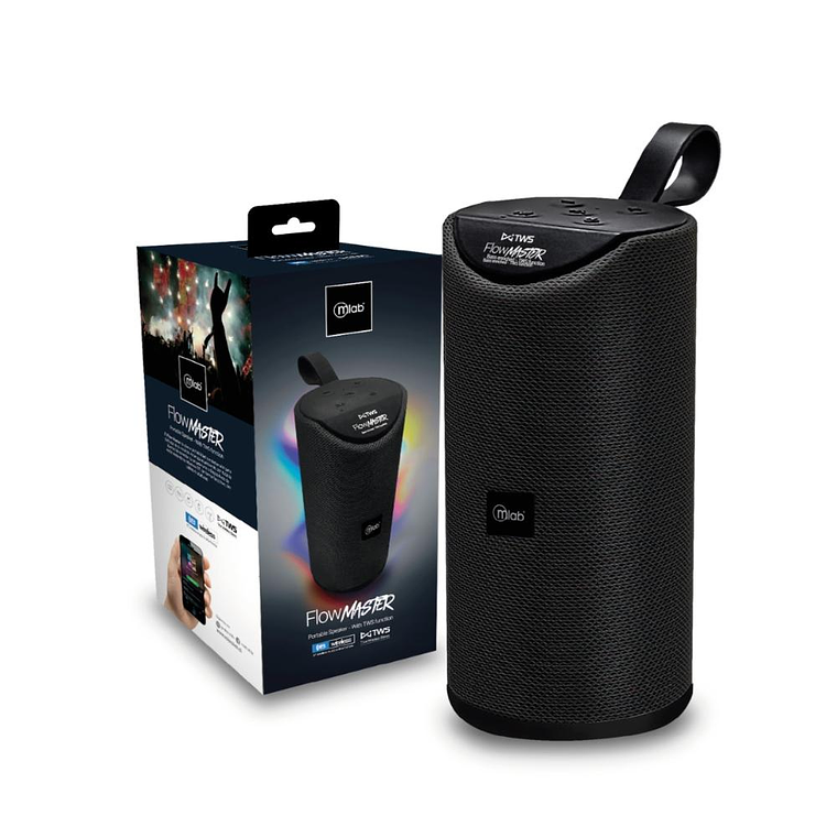 Parlante Portatil Mlab Flow Master 8857 Negro 4