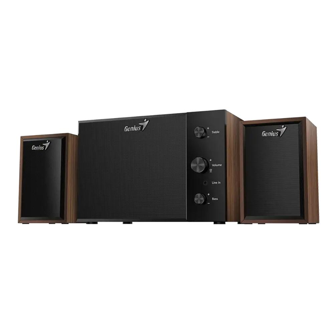 Parlantes Genius SW-2.1 350 Madera 1