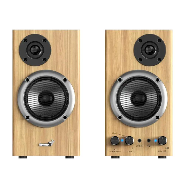 Parlante Genius SP-HF520BT Pine Wood 1