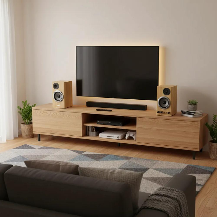 Parlante Genius SP-HF520BT Pine Wood 5