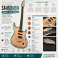 Guitarra Electrica Ibanez SA460MBW Sunset Blue Burst - Miniatura 2