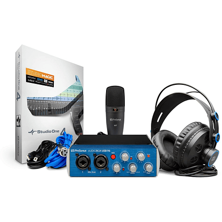 Pack Home Studio Presonus Audiobox 96 Studio