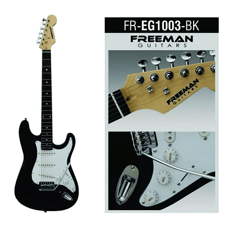 Guitarra electrica Freeman FREG1003-BK