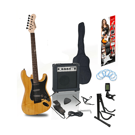 Set de Guitarra Electrica Scorpion 49NA/BK