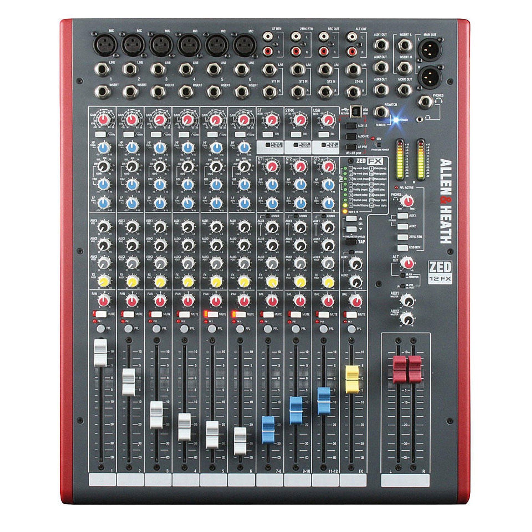 Mixer analogo 12 canales Allen & Heath ZED-12FX/X