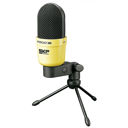 Microfono condensador 3,5mm SKP Podcast 200