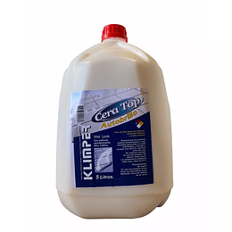 Cera Acrílica Incolora Autobrillo Klimper 5 Lts